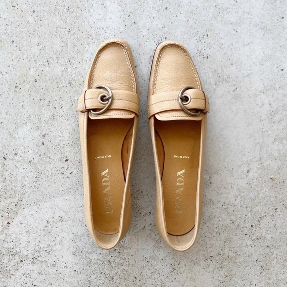 PRADA Women’s Leather Loafers size 37 EU - Picture 8 of 10